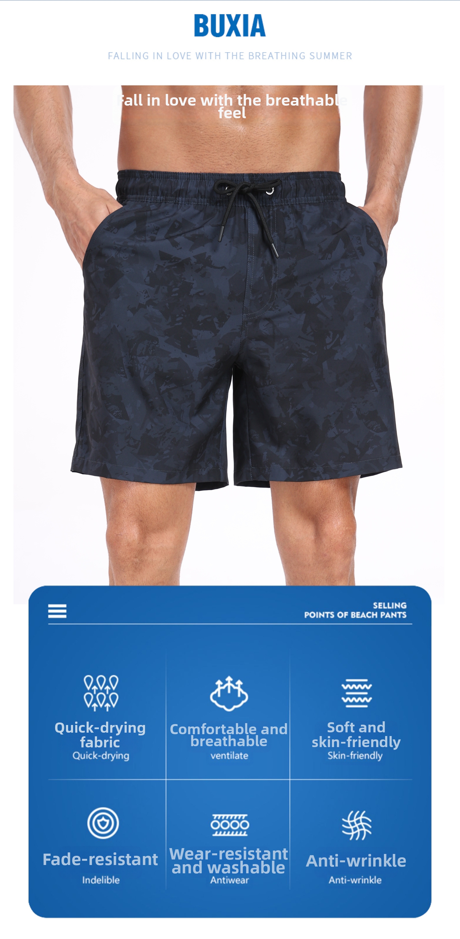 Herren Badehose Für Den Strand Und Sommerurlaub Modisch_voghion.com