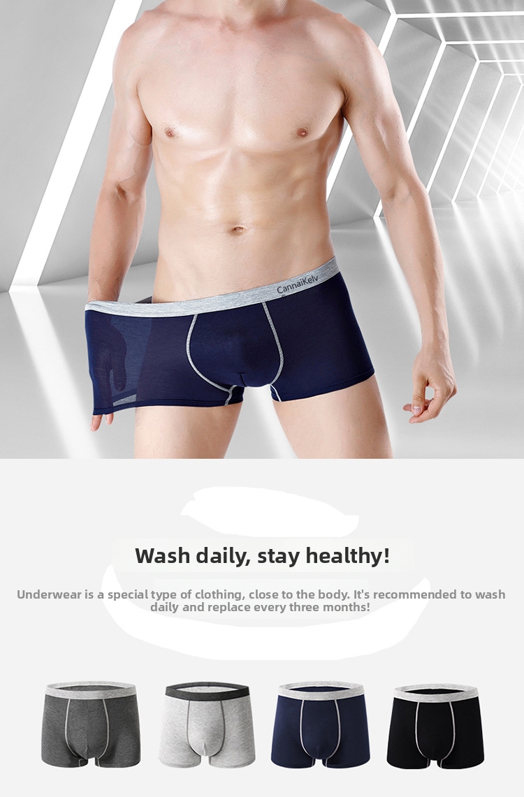 Boxer uomo in cotone modal traspirante intimo da uomo comodo_voghion.com