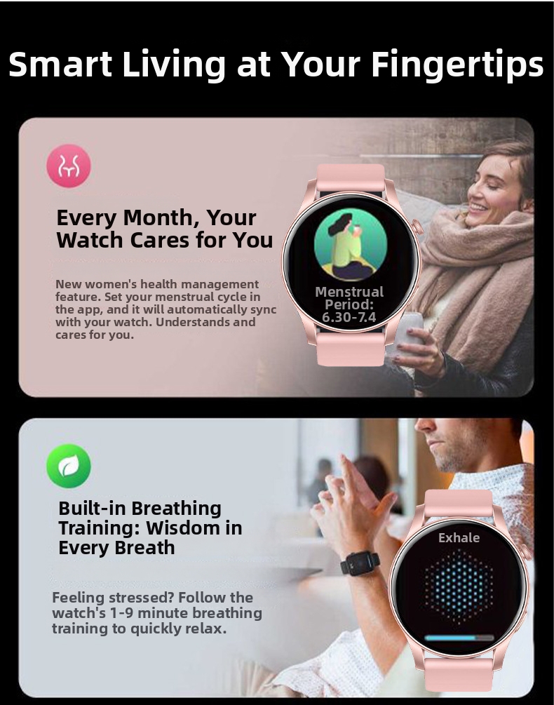 Smartwatch amoled avec suivi de sommeil et appels bluetooth_voghion.com