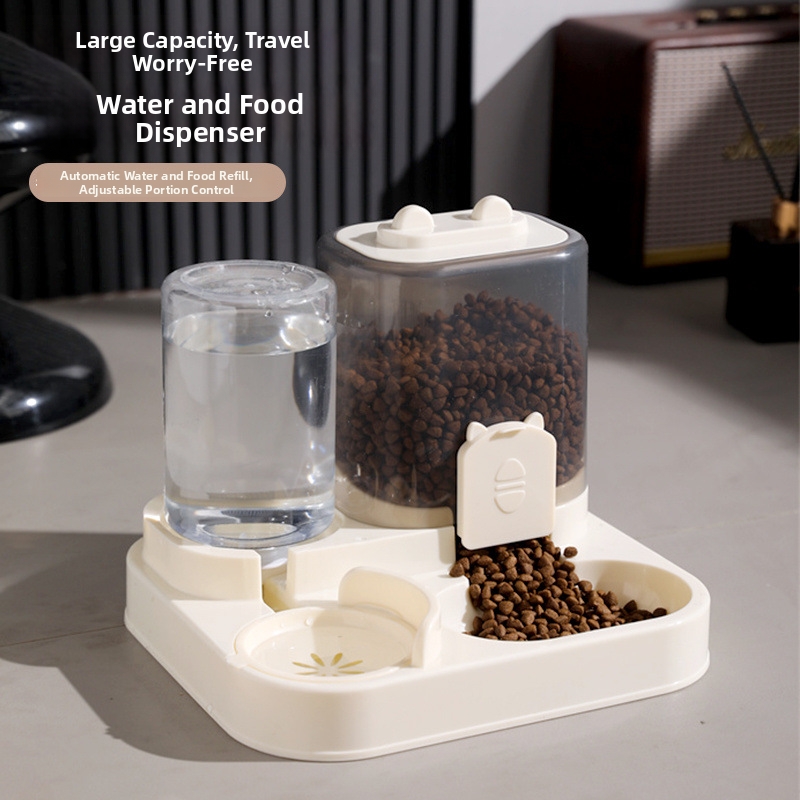 HaoTing Pet Supplies - Ciotola automatica per l'alimentazione di cani e gatti, dispenser d'acqua, nuova ciotola per gatti_voghion.com