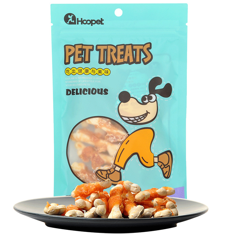 Hoopet Dog Treats Chicken Bone Wrapped Meat Combo Pet Food For Teeth Cleaning And Dental Care Pack_voghion.com