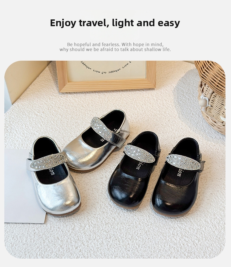 Mädchen Mary Jane Schuhe Aus Lackleder Mit Strass Für Kinder_voghion.com