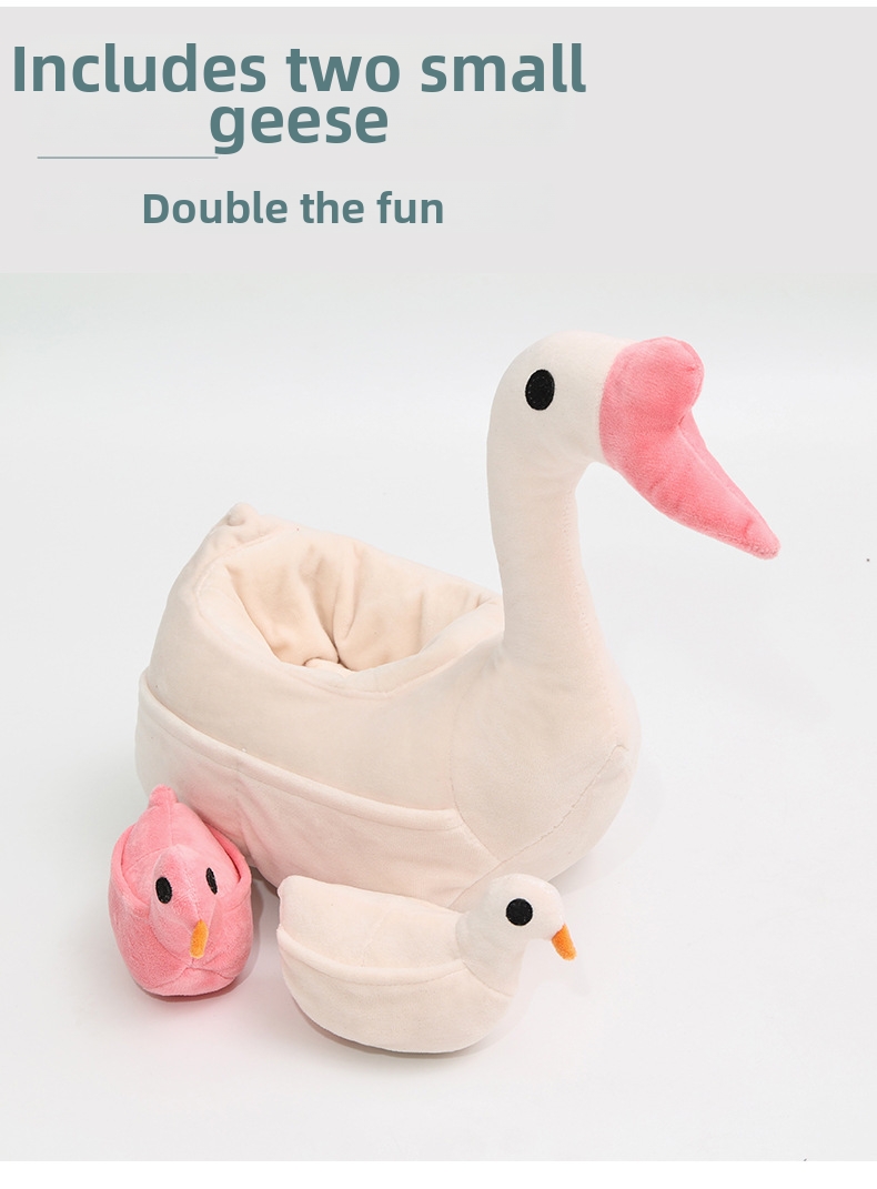 Interactive Pet Goose Dog Snuffle Toy For Training And Enrichment_voghion.com