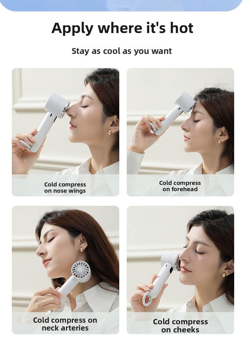 Handheld Fan High-speed Portable Usb Rechargeable Mini Electric Fan_voghion.com
