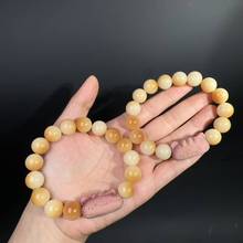 12MM炭烤菩提搭配血柏木长脸猫咪配件圈手串串珠手链转运珠男女