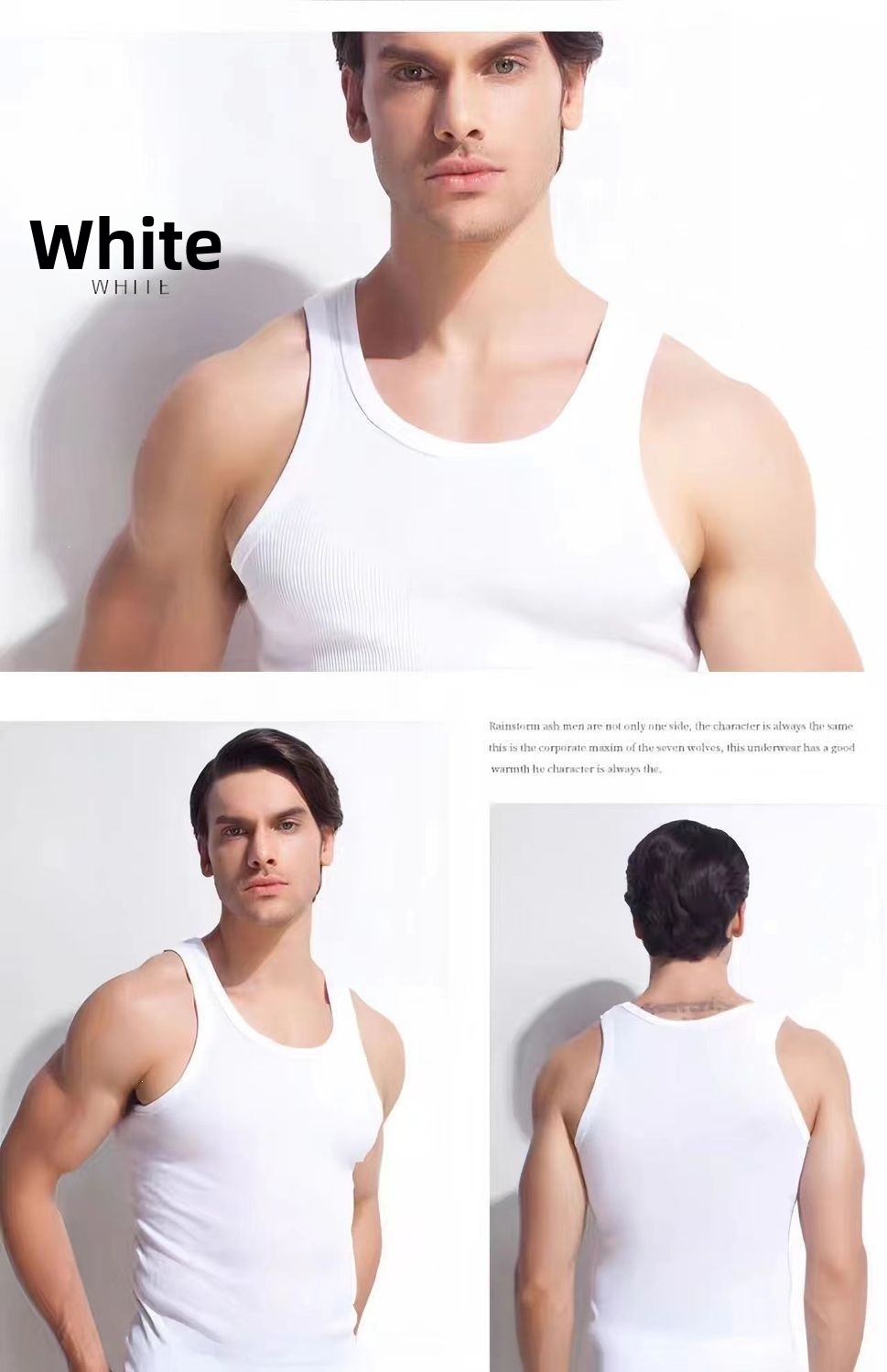 Men's Clothing Men's Solid Color Quick Drying Ribbed Sleeveless Vest Breathable Training Top Sweat Wicking Sports Vest For Summer_viptrois.com