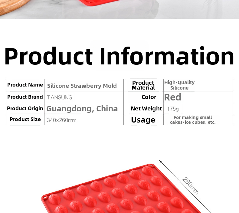 Moule à gâteau en silicone pour chocolat et glaçons_voghion.com