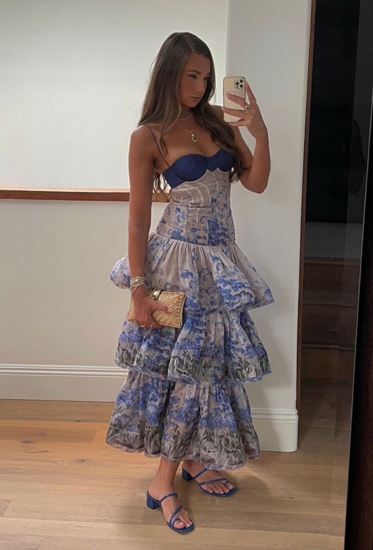 Cross-border strapless train dress, slim-fit high-end puffy skirt, light luxury niche high-end feel, slit dress, ball gown, performance dress