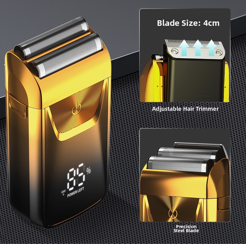 Electric Shaver With Digital Display For Bald Heads And Sideburns_voghion.com