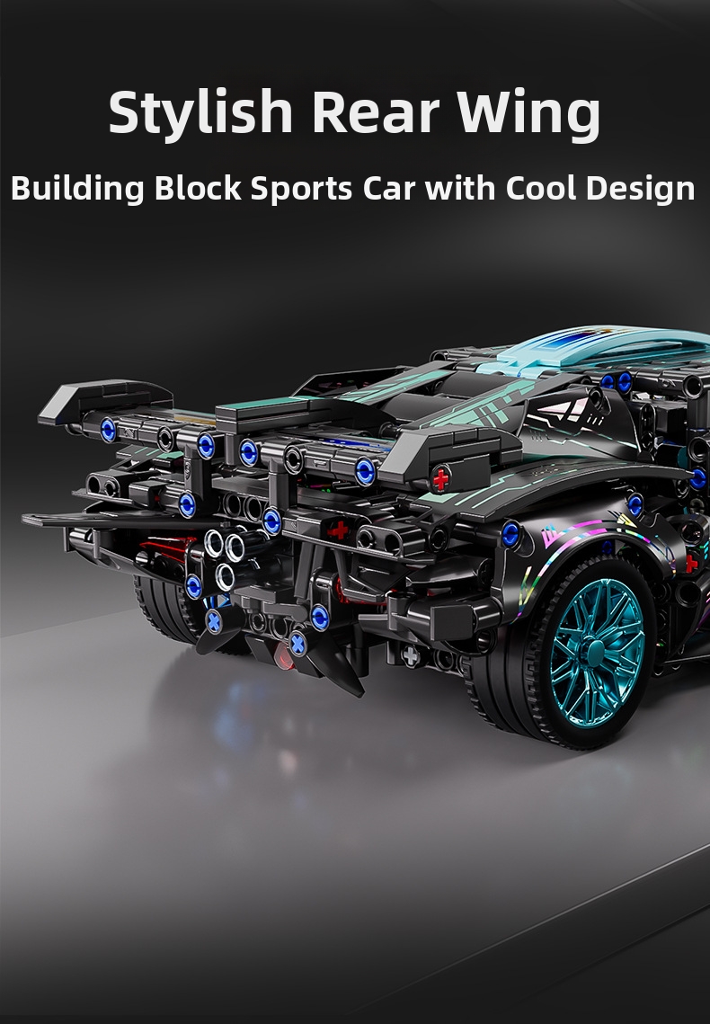 Voiture de course télécommandée en blocs de construction jouet_voghion.com