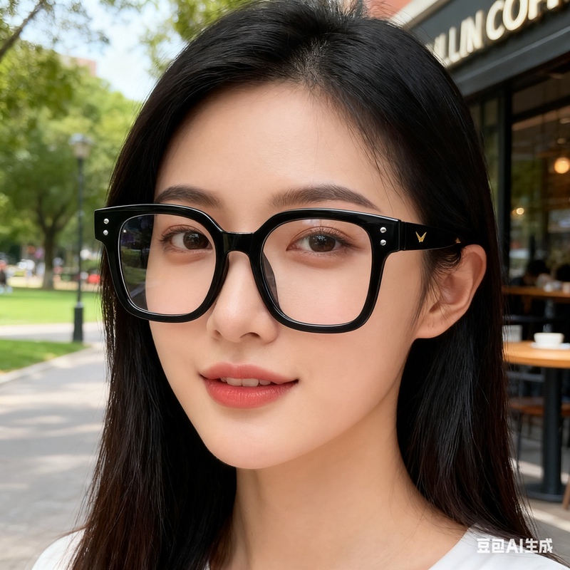 Retro V Brand Thick Frame Thick Leg Flat Goggles Sydney Same Style Glasses Anti-Blue Light Cyber Red Black Frame Metal Chain Glasses Frame Retro V Brand Thick Frame Thick Leg Flat Goggles Sydney Same Style Glasses Anti-Blue Light Cyber Red Black Frame Metal Chain Glasses Frame