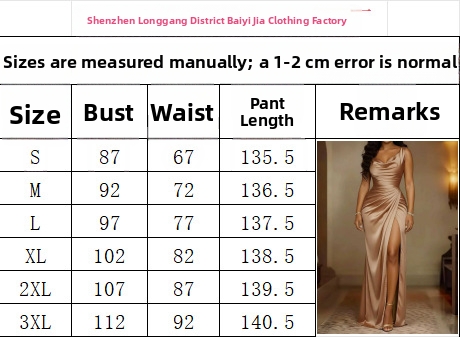 Elegant High-Waisted Evening Dress, Sleeveless Cocktail Party Gown With Thigh Slit For Summer Vacation_ecoleips.com