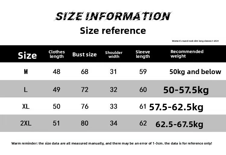 Slim-fitting Long-sleeved T-shirt For Women Solid Colour Top_voghion.com