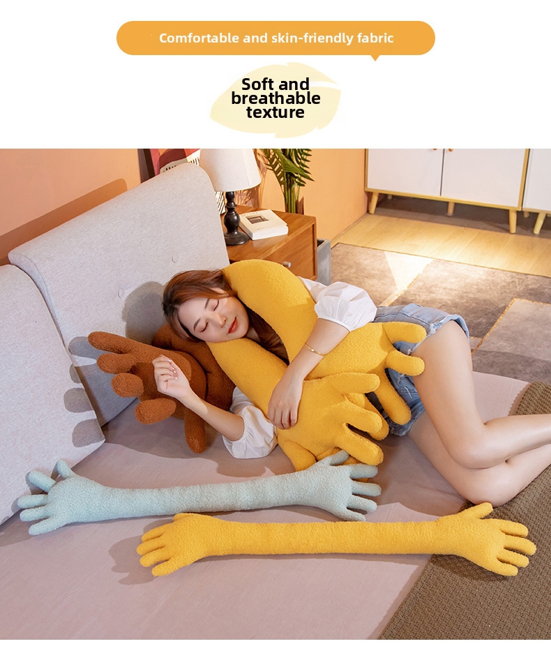 Cute Plush Arm Pillow Boyfriend Style Soft Cuddly Toy For Girls_voghion.com
