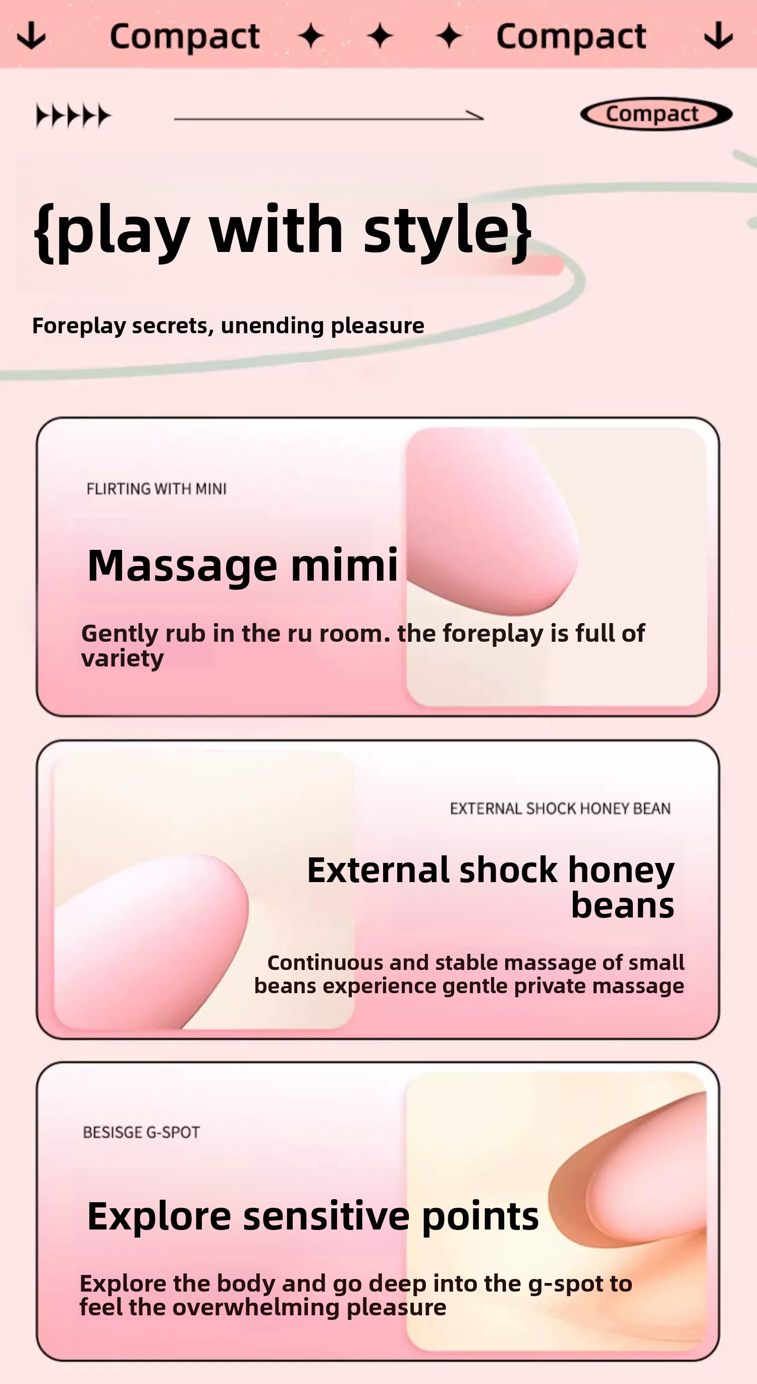 Stummes kabelloses Fernbedienungs-Springei-Weibchen-Stecker-Starker-Schock-Orgasmus-Sex-Spaß-Masturbator-Spielzeug für Erwachsene Ricochet_voghion.com