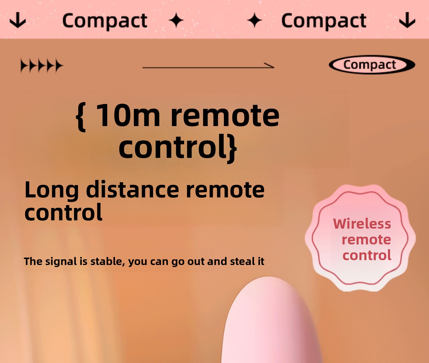 Diskreter Ferngesteuerter Vibrator Mit Starker Vibration_voghion.com
