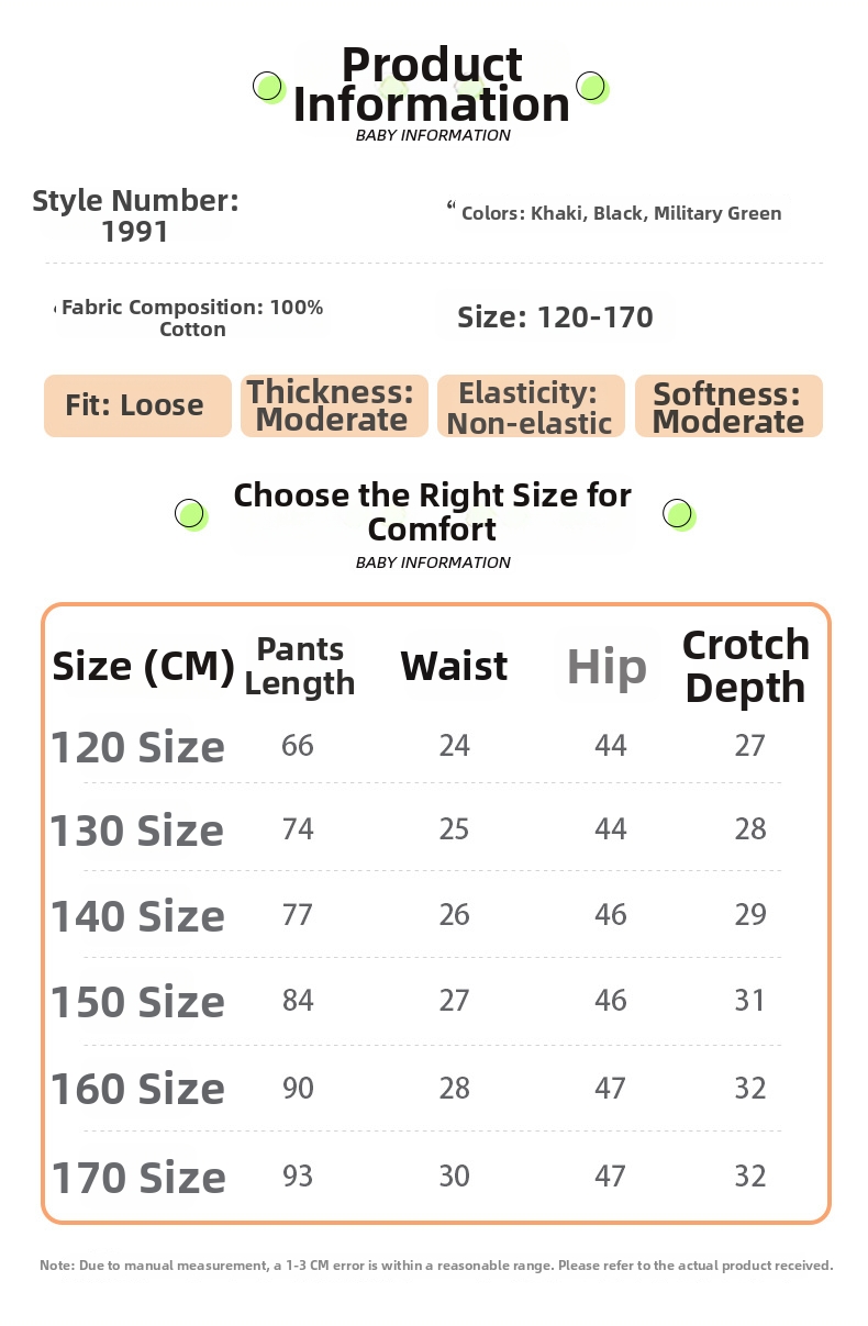 Pantalon cargo sport pour garçon pantalon printemps décontracté_voghion.com