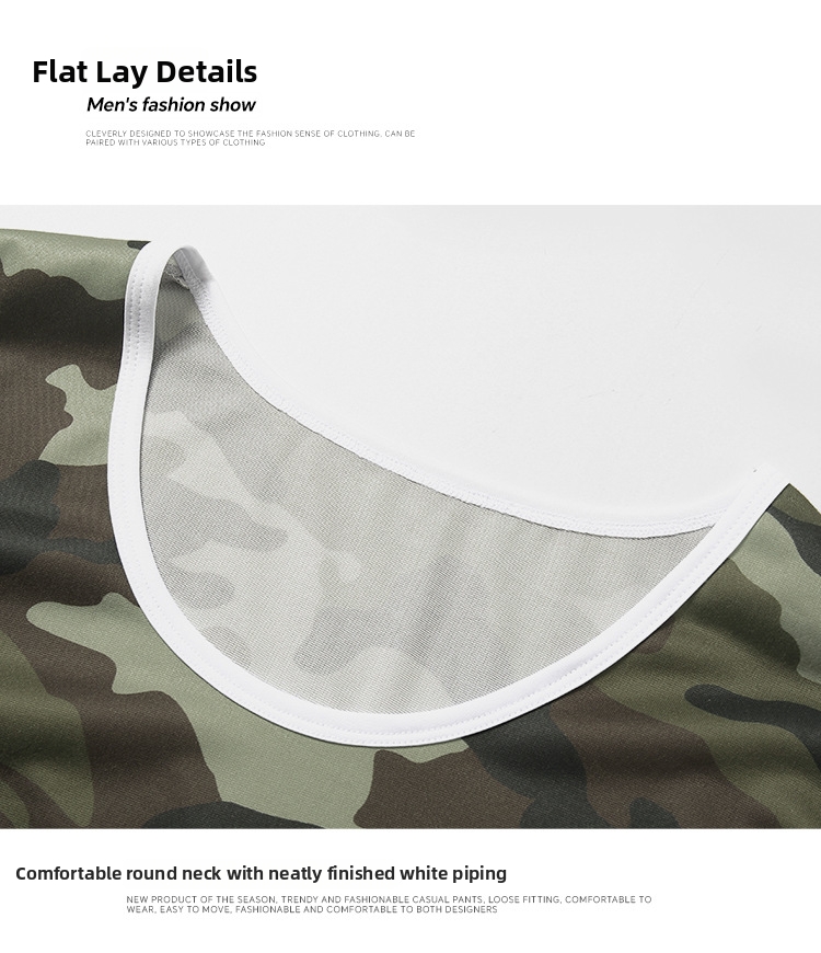 Men's Camo Muscle Tank Top Sleeveless Vest For Gym And Outdoor_voghion.com