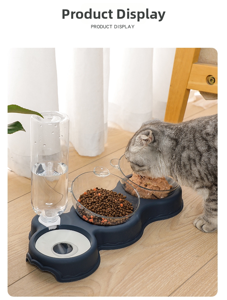 Automatischer Doppelnapf Futter- Und Wasserspender Für Haustiere_voghion.com