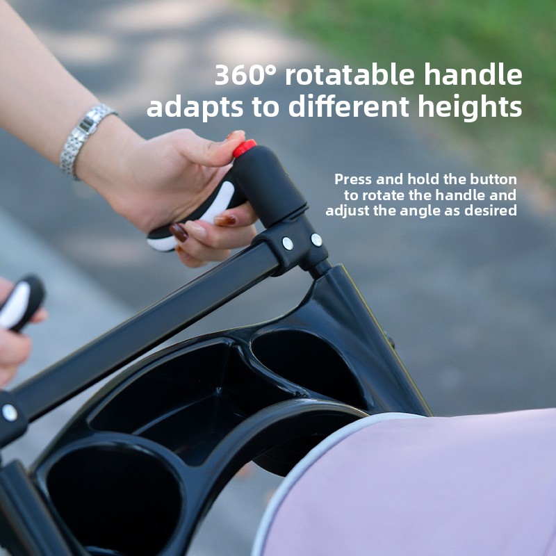 Pet Stroller For Dogs And Cats Lightweight Foldable Pet Cart_voghion.com