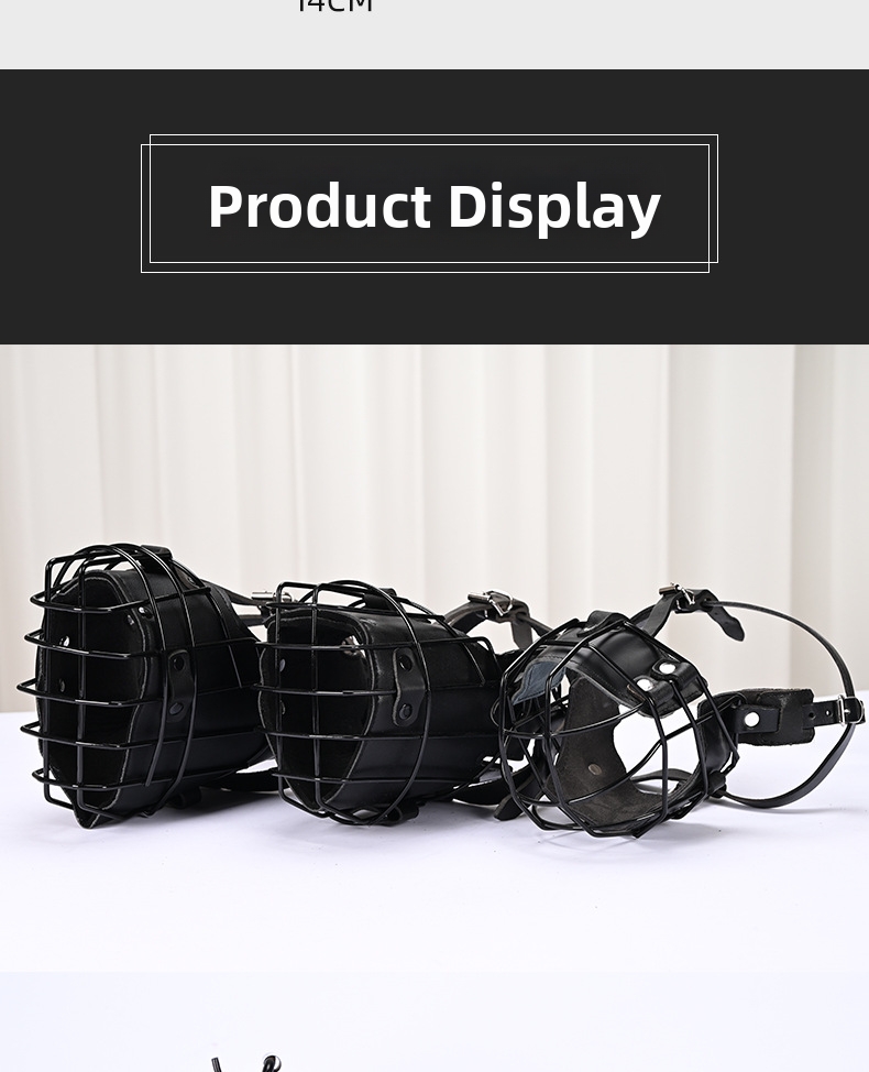 Dog Muzzle Training Supplies Anti Bite Pet Equipment For German Shepherd Muzzle Protector_voghion.com
