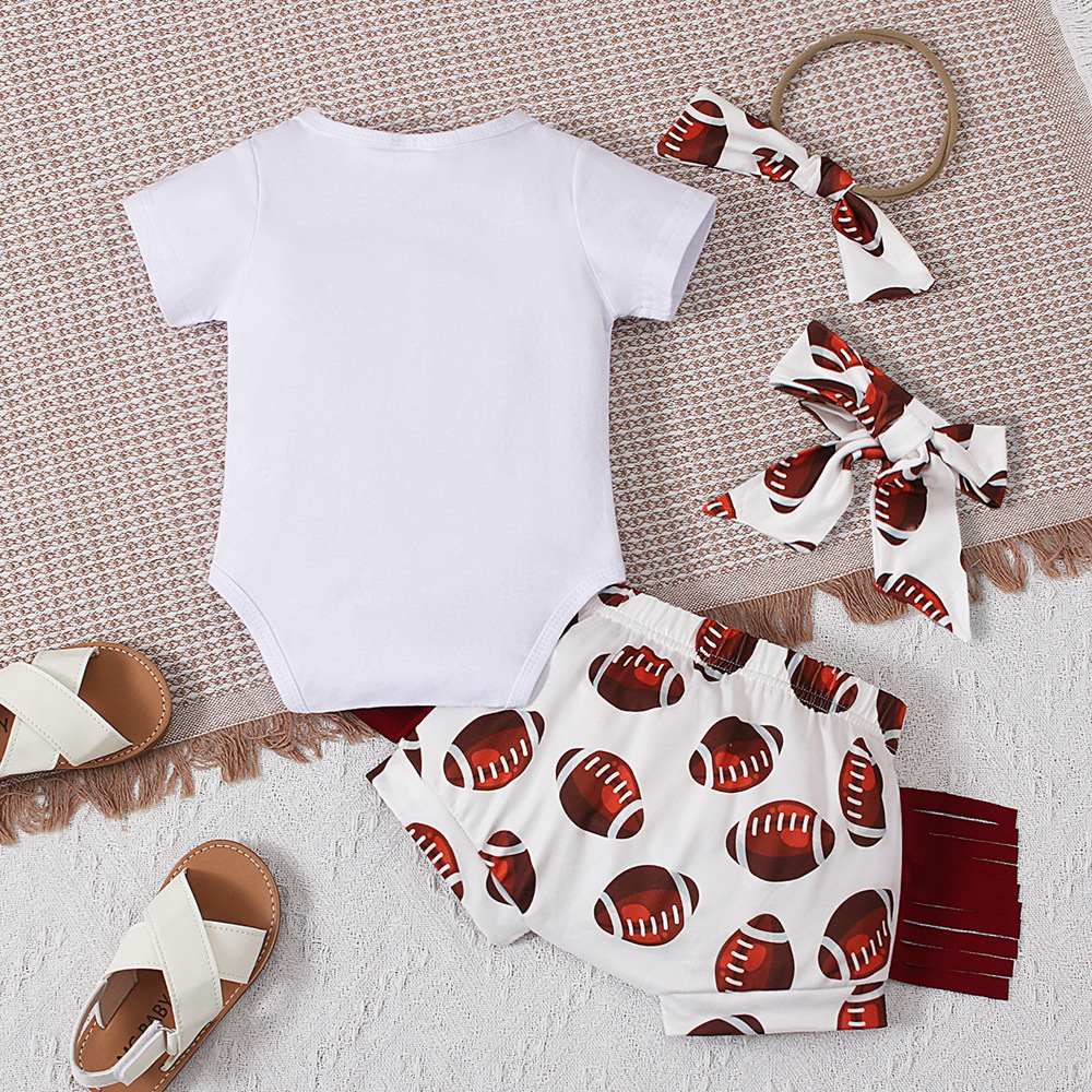 Sommar outfit set för baby pojkar och flickor bomull_voghion.com