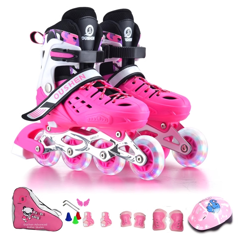 Adjustable Hard Shell Roller Skates For Adults Women Boys Students Skateboarding And Beginners Sports Outdoor Activity_voghion.com
