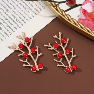 Antique hair accessories Chinese style red festive diy hair accessories headdress fan alloy accessories