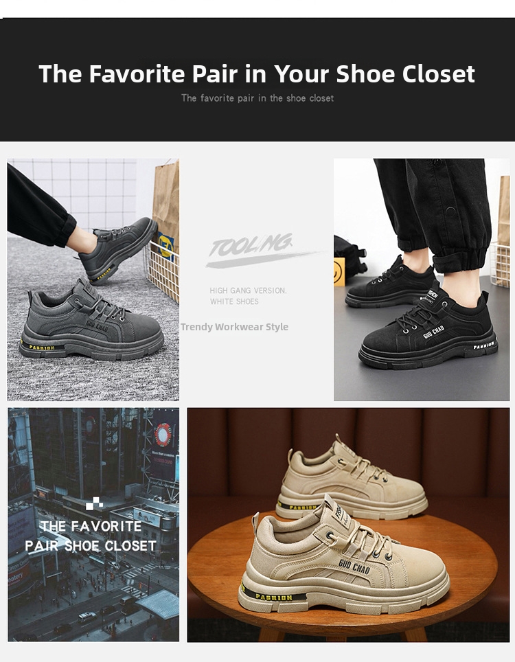 Arbetsskor för herrar som andas halkfria casual dad shoes_voghion.com