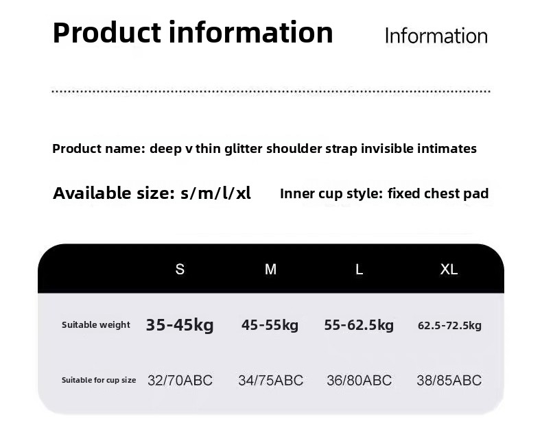 Invisible Backless Beauty Bra With Fixed Cups For Women_voghion.com