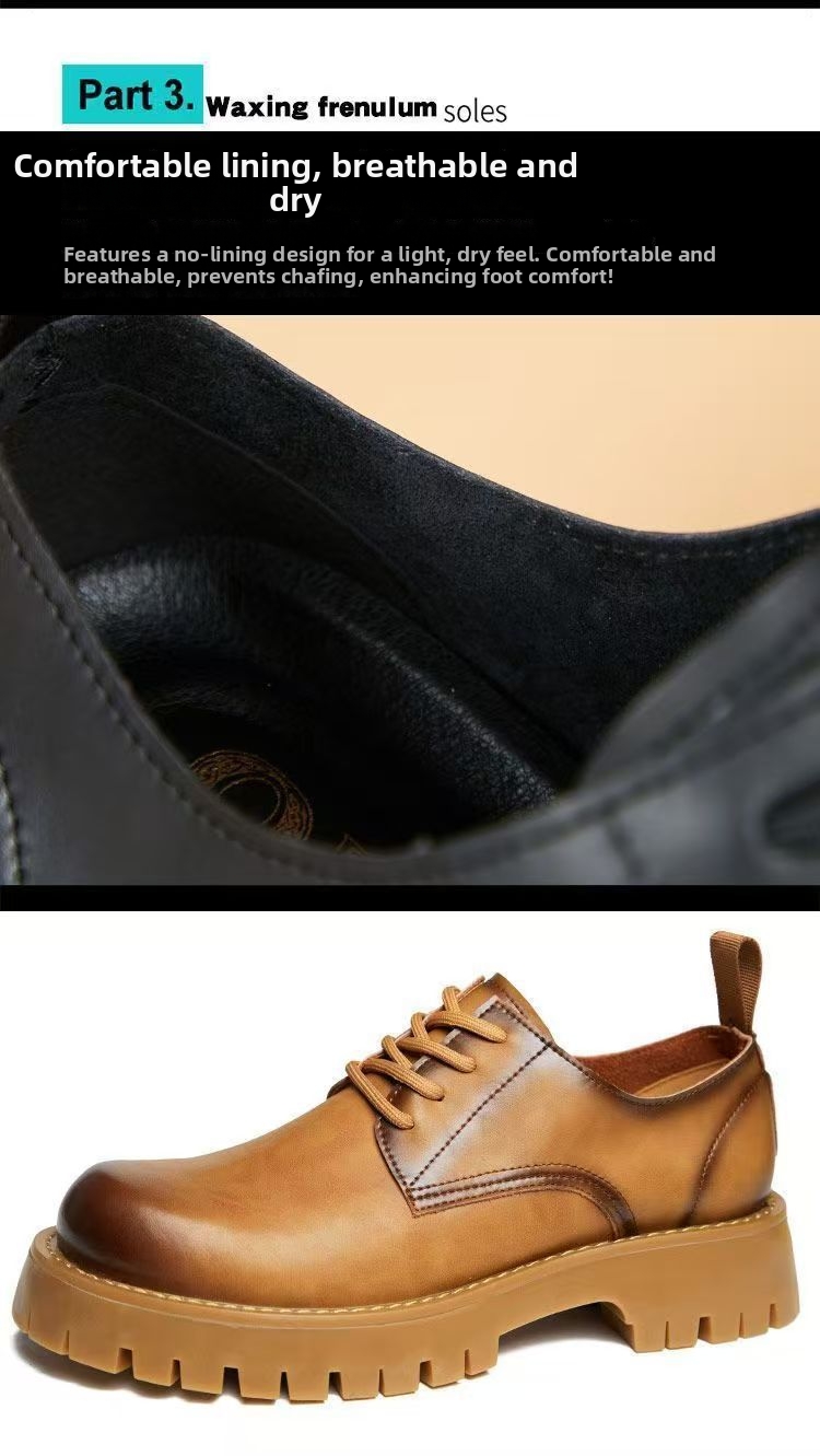 Herren Freizeitschuhe Aus Leder Elegante Business Schuhe_voghion.com