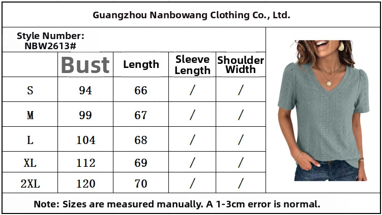 Elegant V-Neck Short Sleeve T-Shirt Top For Women - Soft Polyester Casual Blouse Vintage Inspired Courtly Lock Design Versatile For Office Daily Wear_ecoleips.com