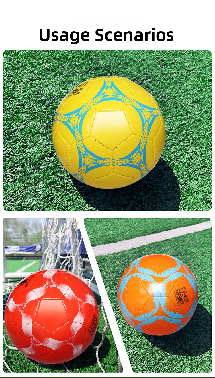 Soccer Ball For Kids Training And Match Play Durable Pvc Design_voghion.com