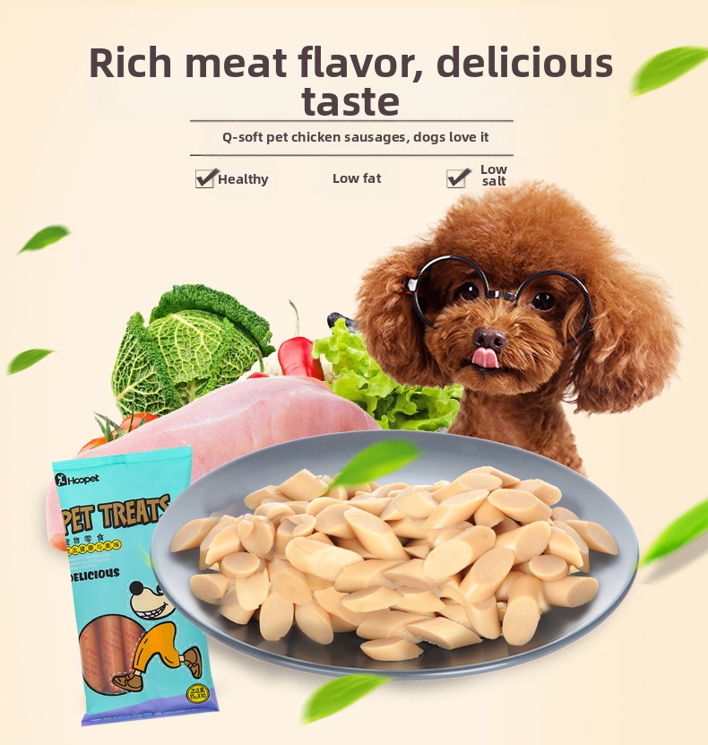 Poslastice za pse šunkate viršle za odrasle pse pakovanje 10_voghion.com