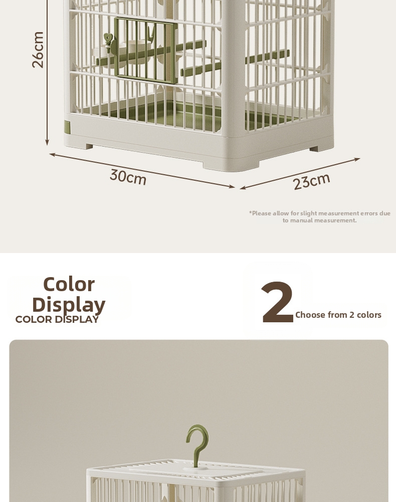Large Breathable Birdcage For Parrots Portable Outdoor Bird Cage_voghion.com