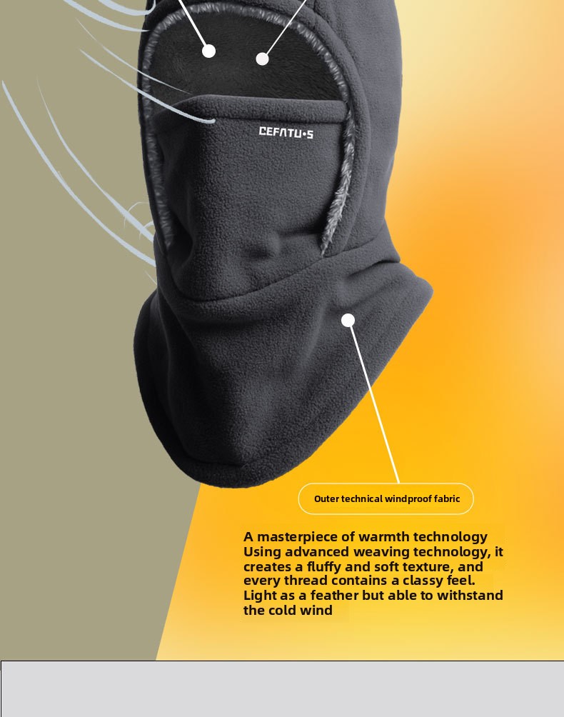 Balaclava Für Damen Und Herren, Warme Wintergesichtsmaske_voghion.com
