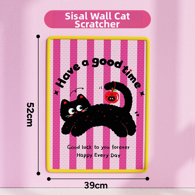 Sisal Cat Scratching Board Wall Mounted Non Shedding Wear Resistant Protects Doors And Sofas Sisal Mat_voghion.com