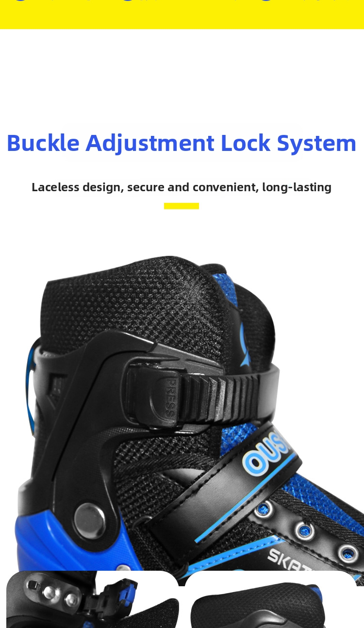 Patines sobre ruedas ajustables con luces y marco de aluminio_voghion.com