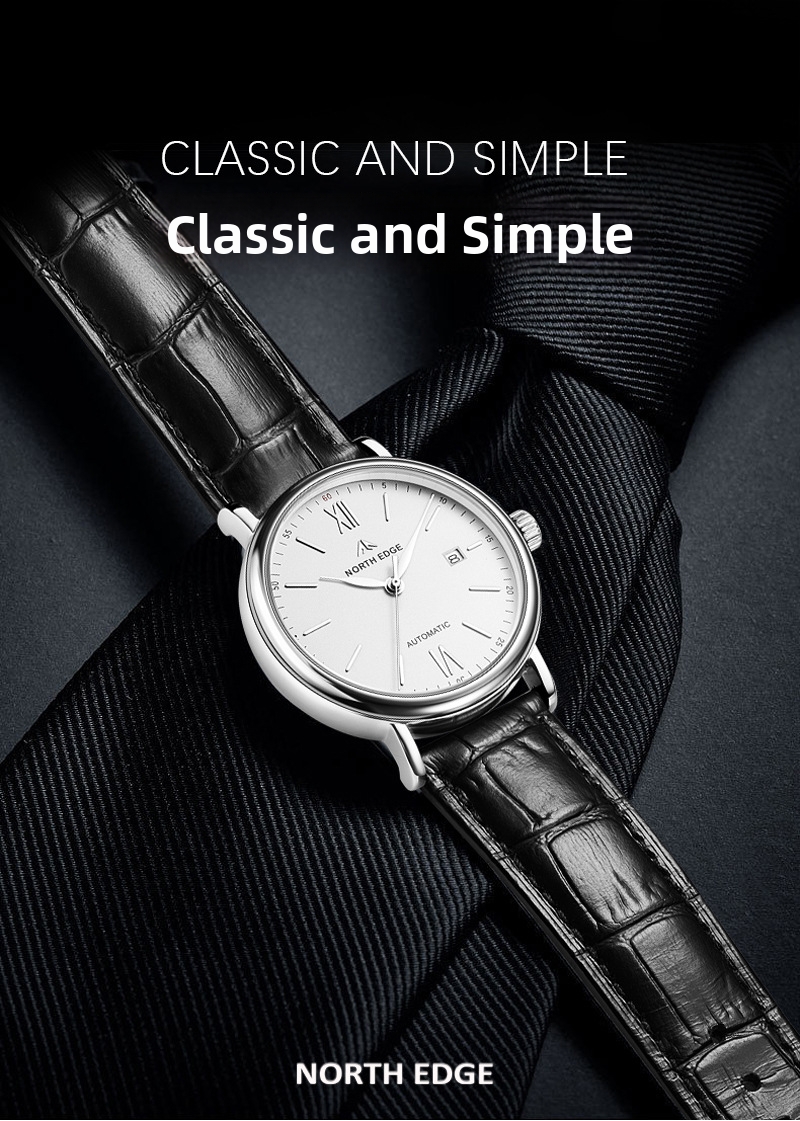 Classic Men's Automatic Mechanical Skeleton Watch Business Style_voghion.com