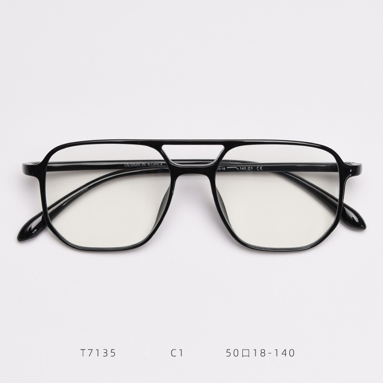Trendy Korean Style Women's Eyewear Frames With Double Bridge_voghion.com