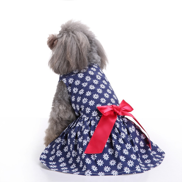 Spring And Summer Pet Clothes For Dogs Breathable Princess Dresses Beautiful Skirts For Wedding Party Going Out_voghion.com