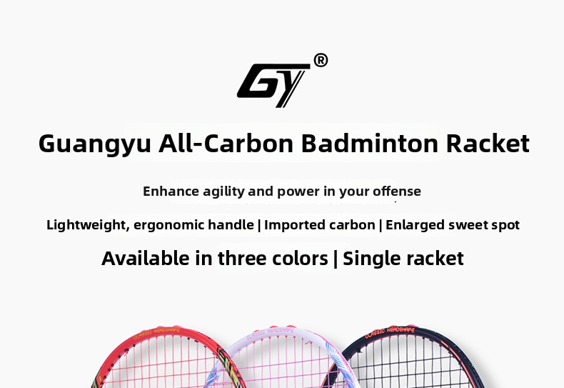 Ultraleichte 8u Kuelestofffaser-badmintonschläger Fir Erwuessener_voghion.com