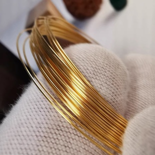 9999 Pure Gold Wire DIY 999 Gold Wood Star and Moon Gold Inlaid with Jade Turquoise Gold Wire Wrapped by Hand