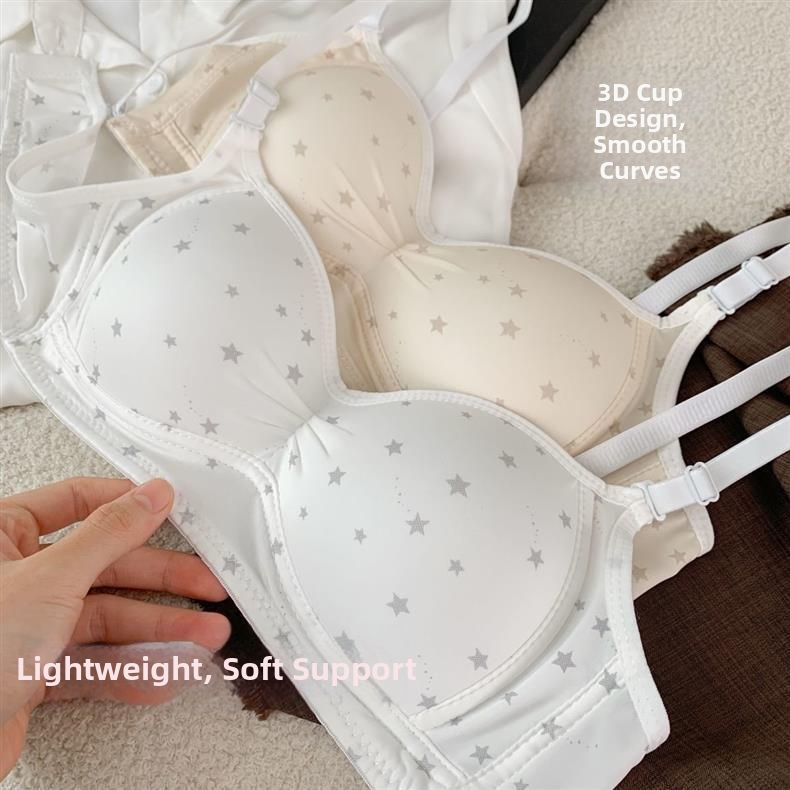 Comfortable Push Up Bra For Women Wire Free And Anti Sagging_voghion.com