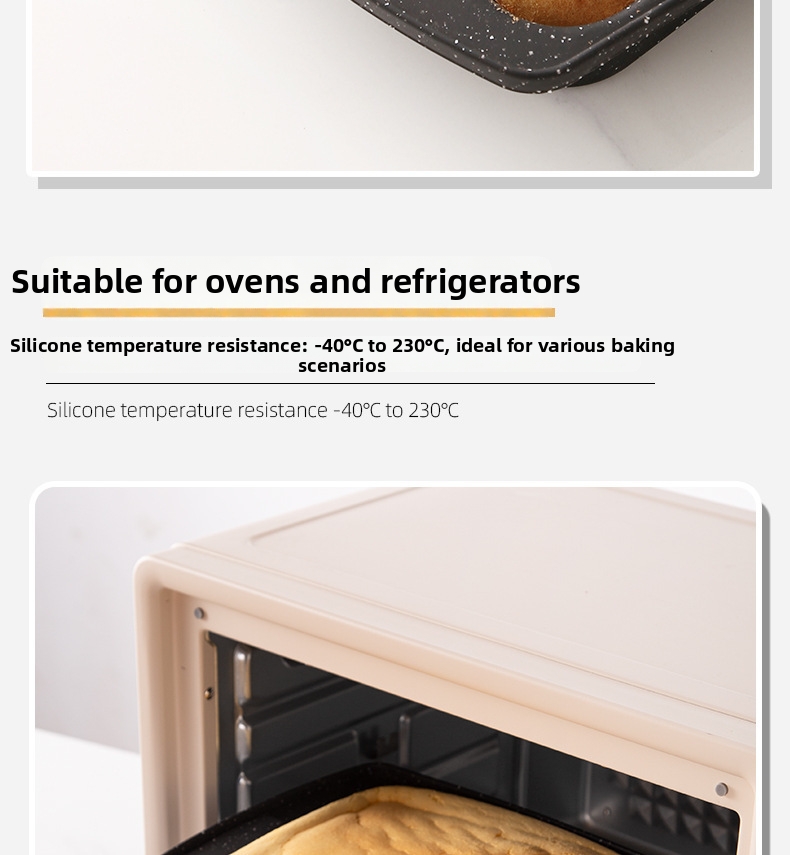 Square Silicone Cake Molds High Temp Resistant Kitchen & Household Baking Tools_voghion.com