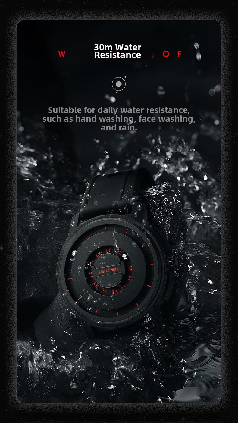 Orologio a levitazione magnetica da uomo, trendy, celeste, cool, high-tech, creativo e dal design unico, nuovo Wormhole_voghion.com