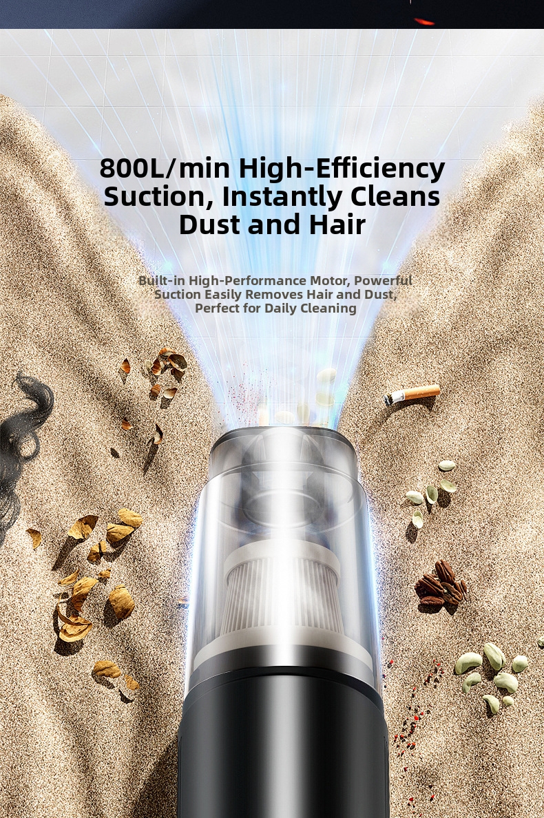 Cordless Handheld Vacuum Cleaner For Car And Home High Power Mini_voghion.com
