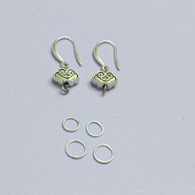 ���h��Ȧ���۴ֶ��h925�yɫ��ɫ���^�����y̩�y���y���h���DIY��
