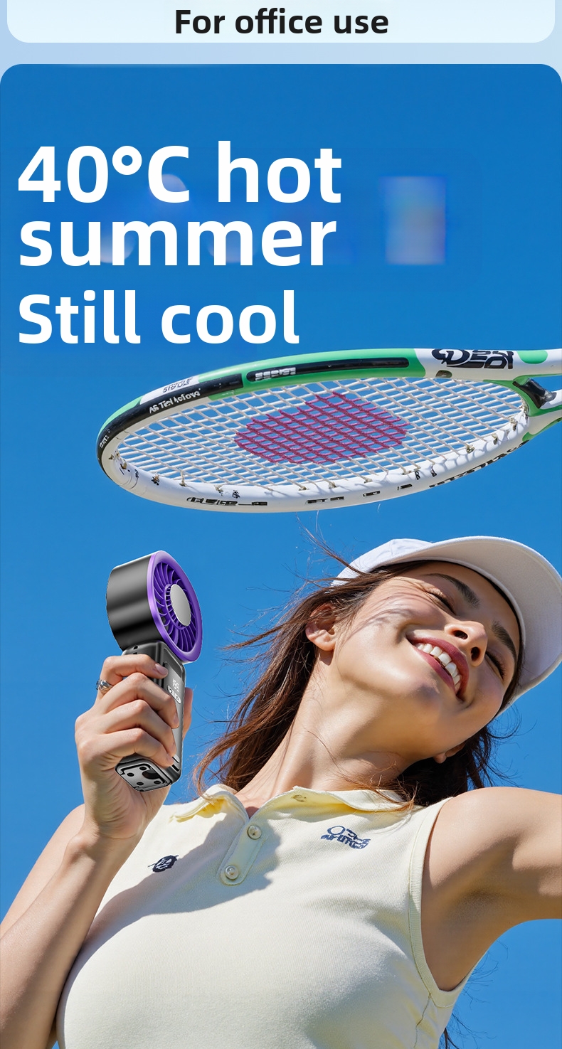 Handheld Cooling Fan Portable Desktop Semiconductor Turbine Fan_voghion.com