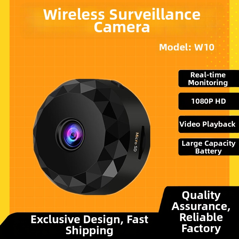 Wireless Camera W10 Remote Monitoring Home Security Ultra HD Network Video Surveillance Wi-Fi Mobile Access_voghion.com